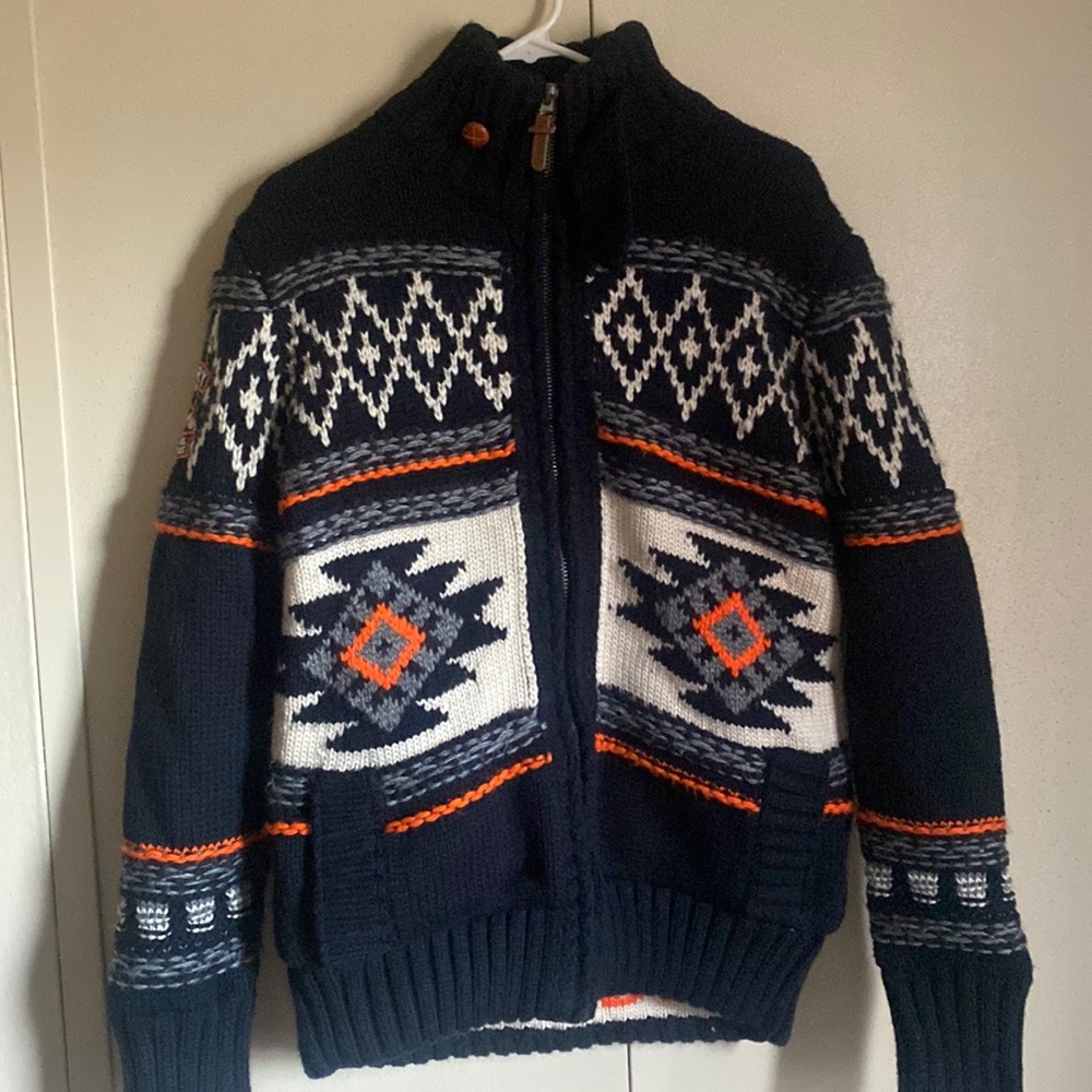 Rare Super-dry Heavyweight Zip Up Sweater